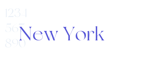 New York font