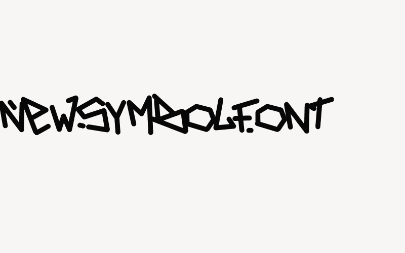 NewSymbolFont Font