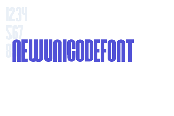 NewUnicodeFont Font Download