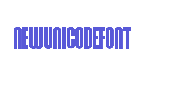 NewUnicodeFont Font Download