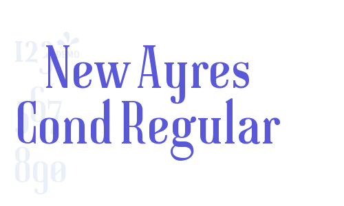 New Ayres Cond Regular Font