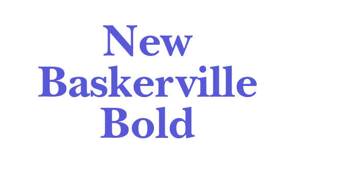 New Baskerville Bold Font Download