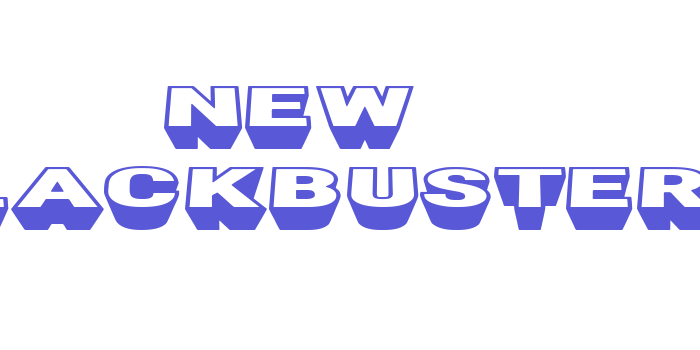 New Blackbuster Font Download