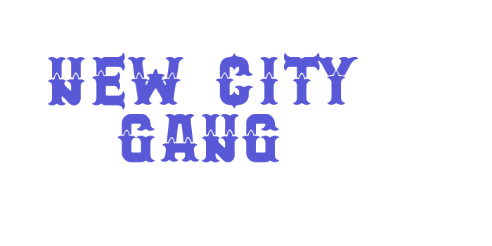 New City Gang Font Download