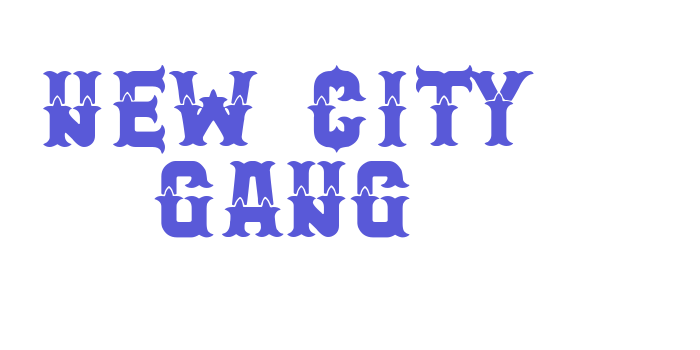 New City Gang Font