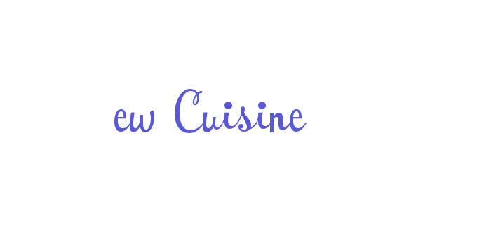 New Cuisine Font Download