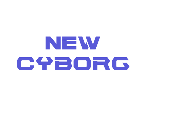 New Cyborg Font