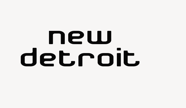 New Detroit Font