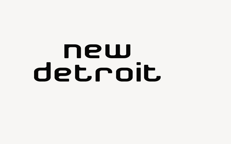 New Detroit Font