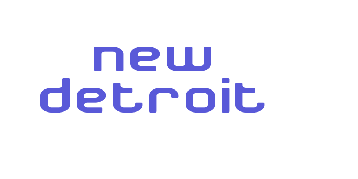 New Detroit Font Download