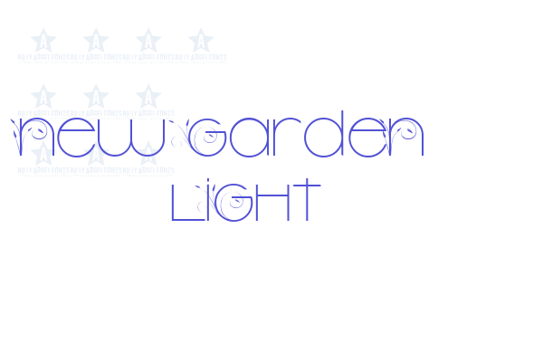 New Garden   Light Font Download