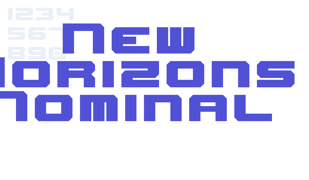 New Horizons Nominal-font-download