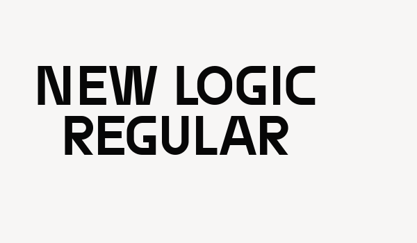 New Logic Regular Font