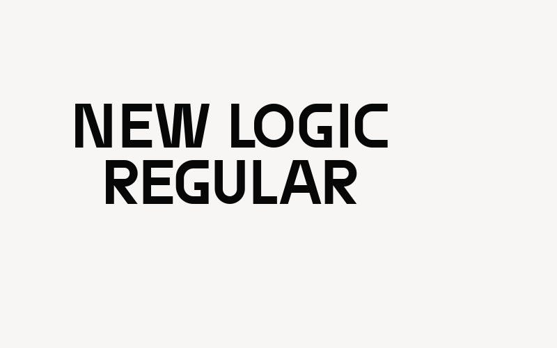 New Logic Regular Font