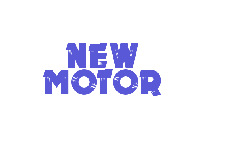 New MOTOR Font Download