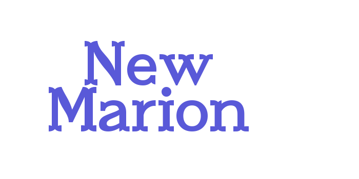 New Marion Font