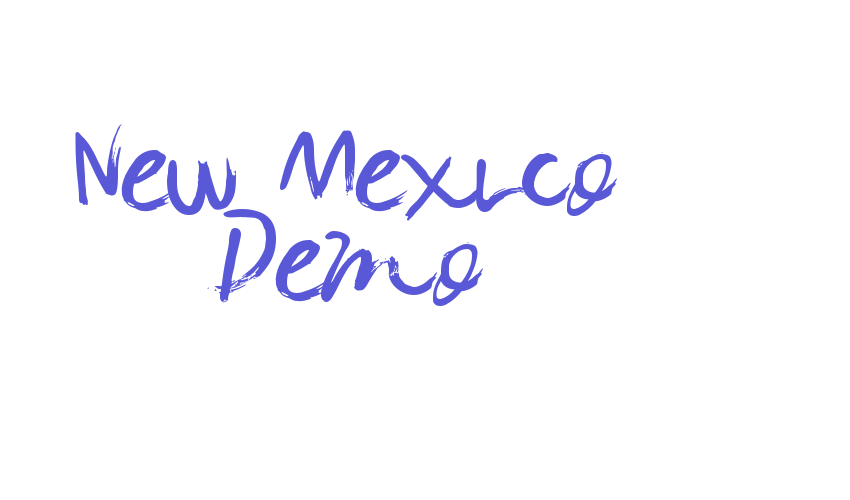 New Mexico Demo Font