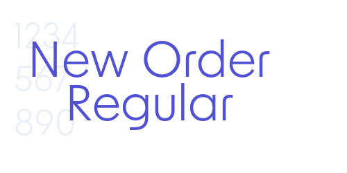 New Order Regular-font-download