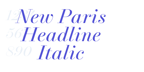 New Paris Headline Italic-font-download