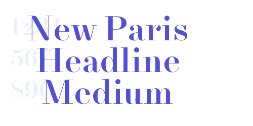 New Paris Headline Medium-font-download