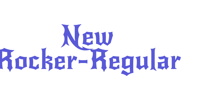 New Rocker-Regular Font Download