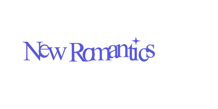 New Romantics Font Download