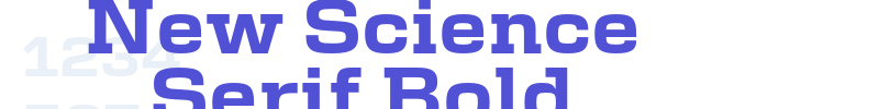 New Science Serif Bold-font