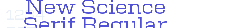 New Science Serif Regular-font
