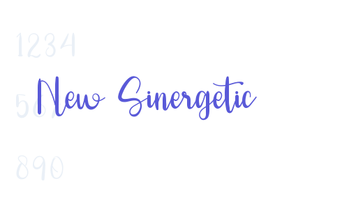 New Sinergetic Font Download