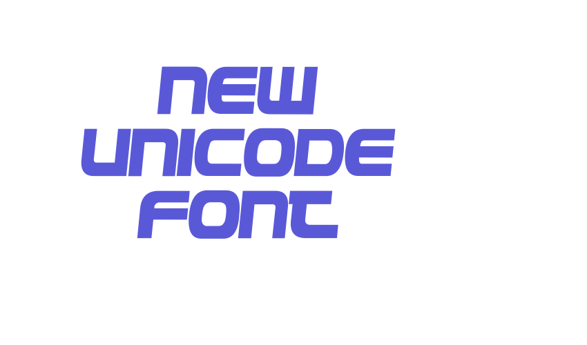 New Unicode Font Font Download