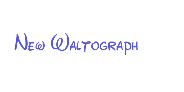 New Waltograph Font Download