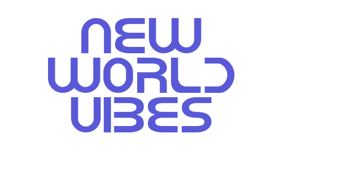 New World Vibes Font Download