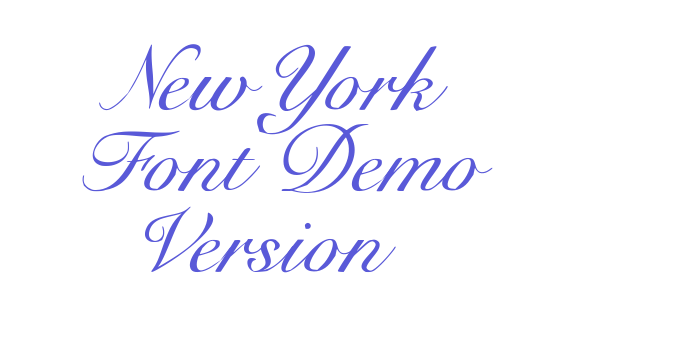 New York Font Demo Version Font Download