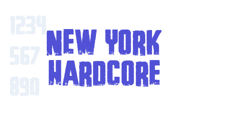 New York Hardcore-font-download