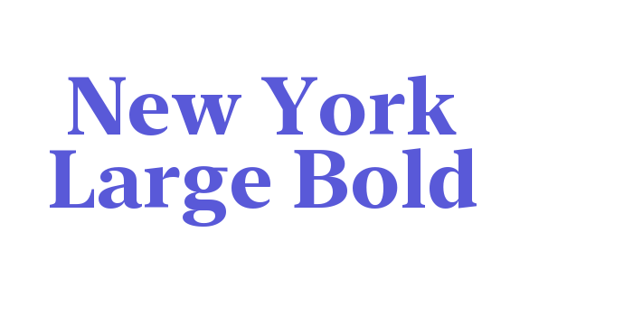 New York Large Bold Font Download