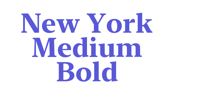 New York Medium Bold Font Download