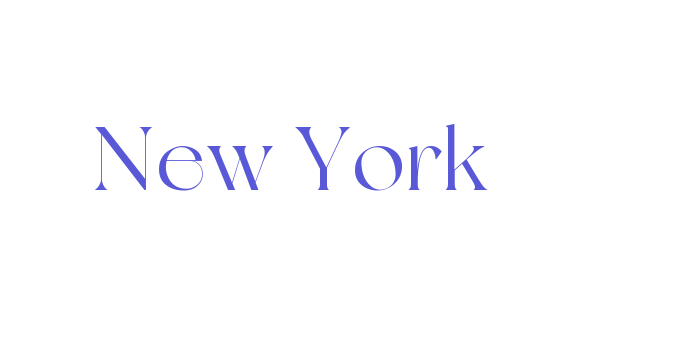 New York Font Download