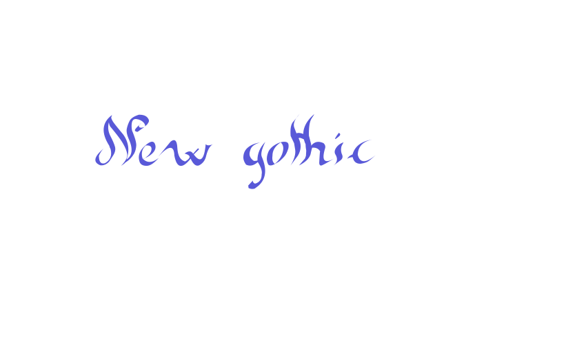 New gothic Font Download