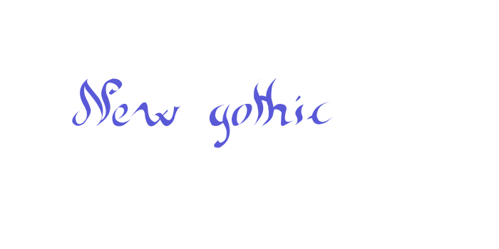 New gothic Font Download