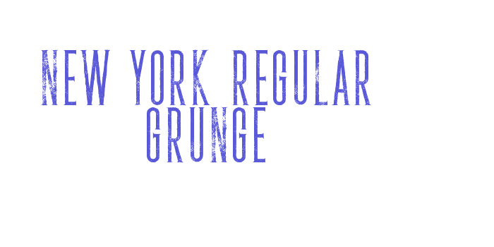 New york Regular Grunge Font Download