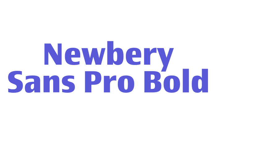 Newbery Sans Pro Bold Font Download