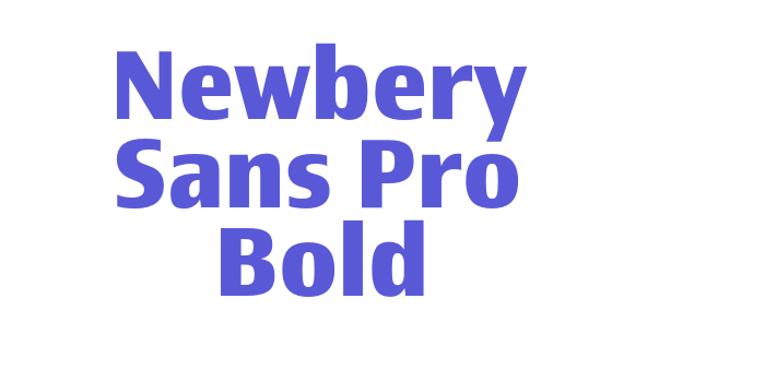 Newbery Sans Pro Bold Font Download