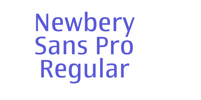 Newbery Sans Pro Regular Font Download