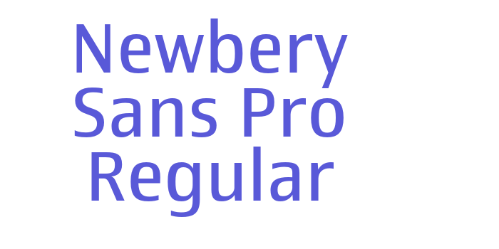 Newbery Sans Pro Regular Font