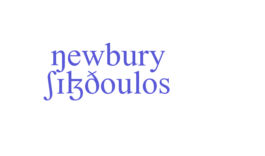 Newbury SILDoulos Font