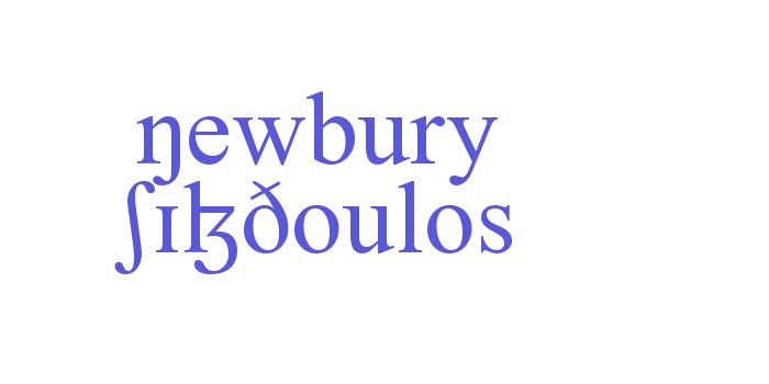 Newbury SILDoulos Font Download