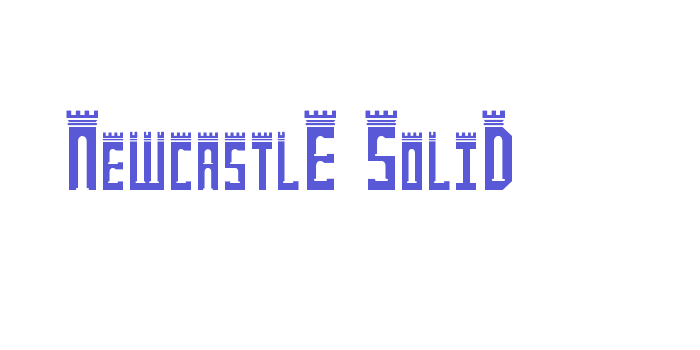 NewcastlE SoliD Font Download