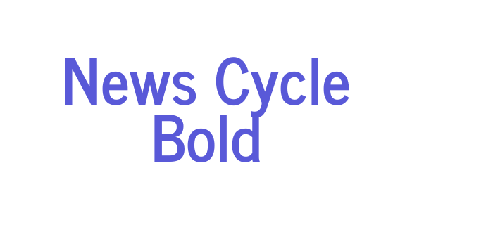 News Cycle Bold Font Download