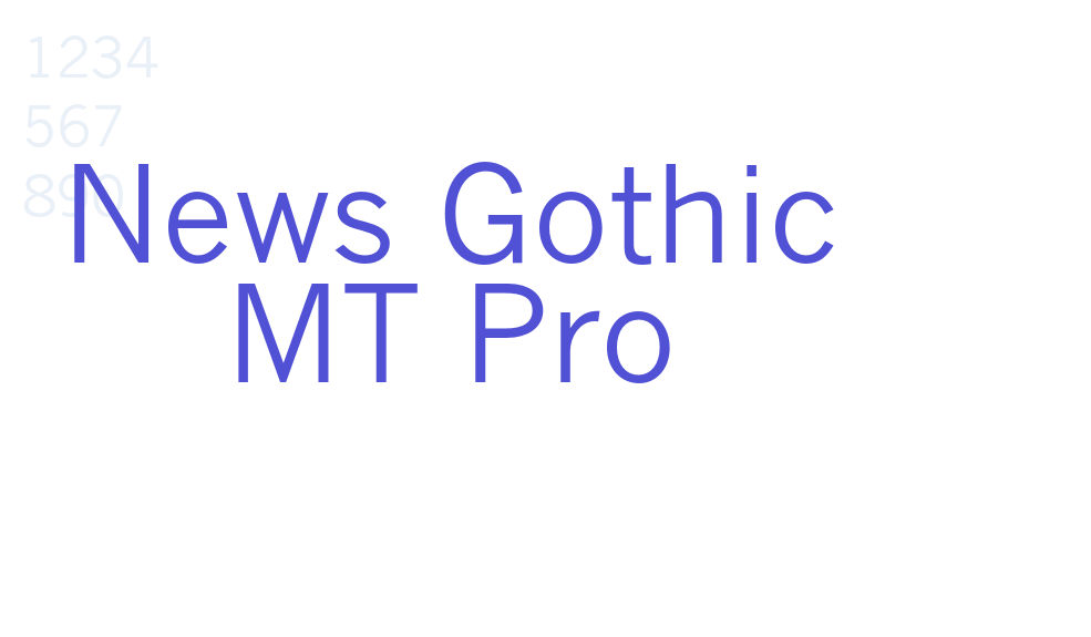 News Gothic MT Pro-font-download