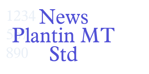 News Plantin MT Std-font-download